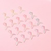 18Pcs Laser Transparent Resin Pendants RESI-FS0001-81-9