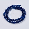 Natural Agate Beads Strand X-G-G580-6mm-02-2
