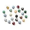 Opaque Spray Painted Glass Beads DGLA-MSMC002-16mm-1