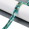 Natural Turquoise Dyed Beads Strands G-H070-A02-01-2