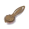 Tibetan Style Alloy Bookmark Clips AJEW-JK00290-5