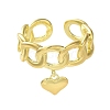 Open Brass Rings RJEW-B057-16G-1