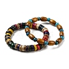 6Pcs 6 Style Natural Stone & Wood Beads Stretch Bracelets Set BJEW-SZ0001-86-2