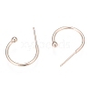 304 Stainless Steel Earring Hooks STAS-K211-01RG-A-2