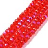 Electroplate Glass Beads Strands EGLA-A034-T3mm-L05-1