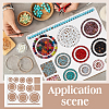 Wooden Bead Design Boards WOOD-WH0042-26A-6