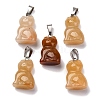 Natural Topaz Jade Pendants G-B127-08P-04-2