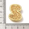 Brass Cubic Zirconia Pendants KK-M295-13G-Z-3