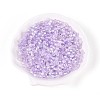 Transparent Spray Painted Glass Beads LS-EGLA-N018-4mm-02-1