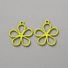Hollow Out Spray Painted Alloy Pendants LS-FIND-WH20008-19A-1