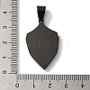 304 Stainless Steel Pendants STAS-Z075-13EB-3