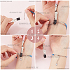 2Pcs Iron and PVC and Acrylic Alligator Memo Clips FIND-SC0011-25C-3