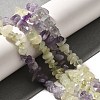 Natural New Jade & Amethyst Beads Strands G-L610-A21-01-2