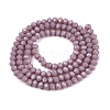 Opaque Solid Color Imitation Jade Glass Beads Strands LS-EGLA-A044-P3mm-D13-2