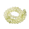 Crackle Transparent Glass Beads Strands GLAA-N068-06A-08-2