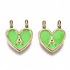 Alloy Enamel Charms ENAM-T012-02A-RS-2