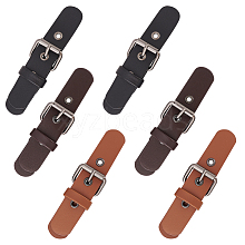 Fingerinspire 6 Sets 3 Colors PU Imitation Leather Sew on Toggle Buckles FIND-FG0001-86