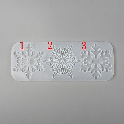 Christmas DIY Snowflake Silicone Pendant Molds LS-DIY-P006-31-1