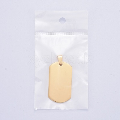 304 Stainless Steel Big Pendants STAS-I140-19F-G-1