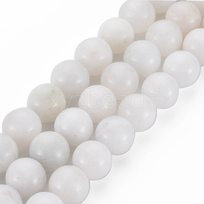 Natural Rainbow Moonstone Beads Strands G-N328-024-1