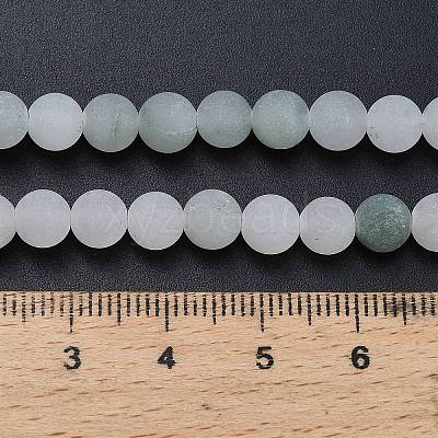 Natural Tianshan Cui Quartzite Beads Strands G-G305-A02-6mm-1