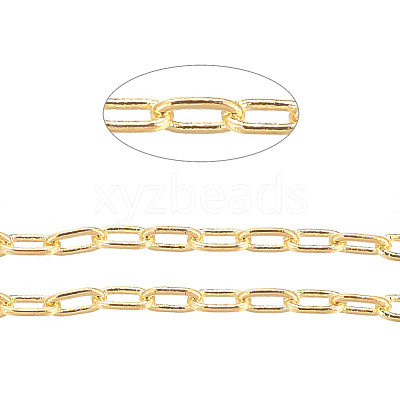 Brass Cable Chains CHC011Y-G-1