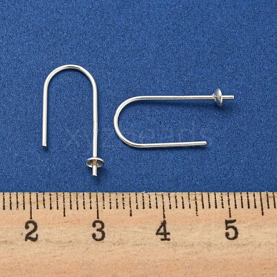 925 Sterling Silver Earring Hooks STER-NH0001-40S-1