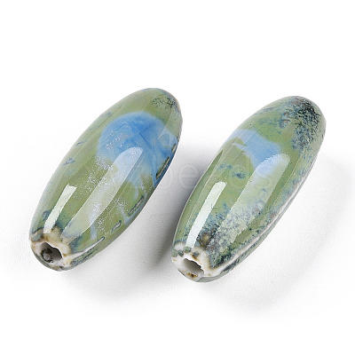 Handmade Porcelain Beads PORC-N008-07L-1