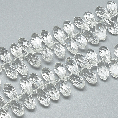 Glass Beads Strands X-EGLA-S142-6x12mm-10-1