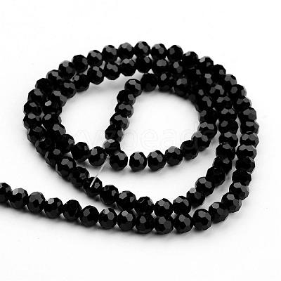 Transparent Glass Bead Strands GLAA-G013-6mm-71-1