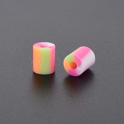 Fixed Mixed 4 Style Handmade Polymer Clay Beads CLAY-S096-012H-1