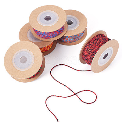5 Rolls 5 Colors 20M 18-Ply Cotton Twisted Cord OCOR-TA0003-64B-1