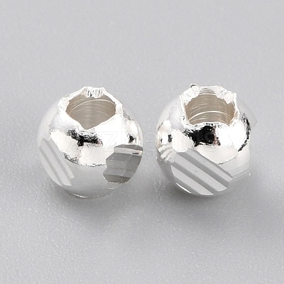 Brass Spacer Beads KK-O133-206C-S-1