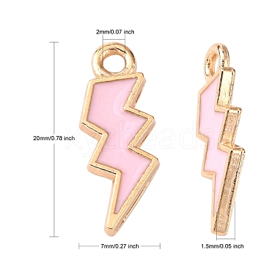 Alloy Enamel Pendants ENAM-N054-025C-1