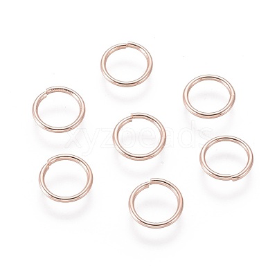 304 Stainless Steel Open Jump Rings STAS-O098-02RG-06-1