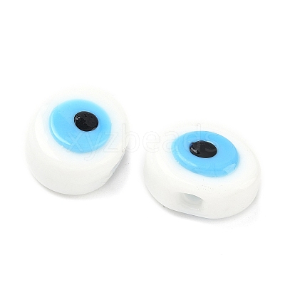 Handmade Evil Eye Lampwork Beads LAMP-G168-02F-1