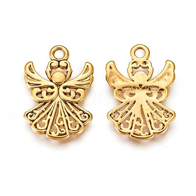 Tibetan Style Alloy Pendants TIBEP-A22571-AG-LF-1