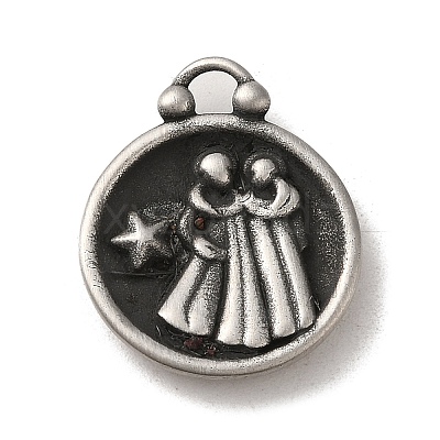 304 Stainless Steel Pendants STAS-L022-306AS-03-1