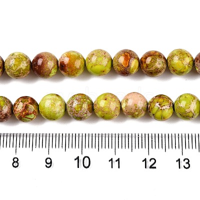 Natural Imperial Jasper Beads Strands G-N342-63K-1