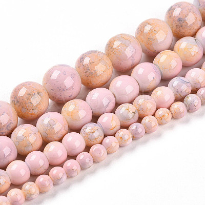 Baking Paint Glass Beads X1-DGLA-N003-10mm-C01-1