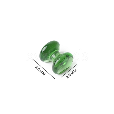 Barbell Shape Glass Chopsticks Rests PW-WG57943-04-1