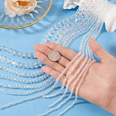 11 Strands 11 Styles Electroplate Glass Beads Strands EGLA-TA0003-02-1