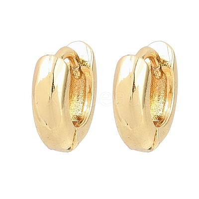 Brass Hoop Earrings EJEW-A156-14A-G-1