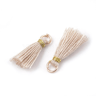 Polycotton(Polyester Cotton) Tassel Pendant Decorations X-FIND-S281-25-1