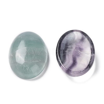 Natural Fluorite Cabochons G-H288-01C-1