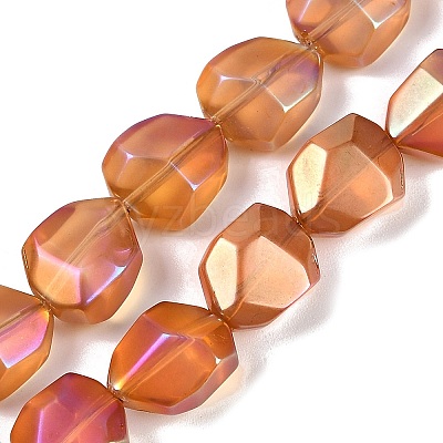 Electroplate Glass Beads Strands EGLA-C009-01A-FR05-1