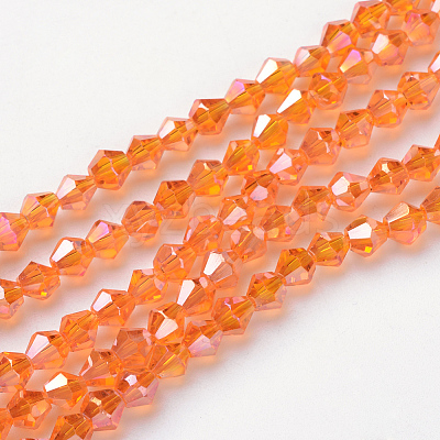 Glass Beads Strands EGLA-S056-2mm-14-1