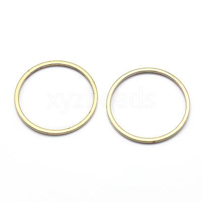 Brass Linking Rings KK-P119-20-18mm-RS-1