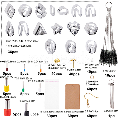 DIY Earring Making Finding Kit DIY-CP0008-42-1
