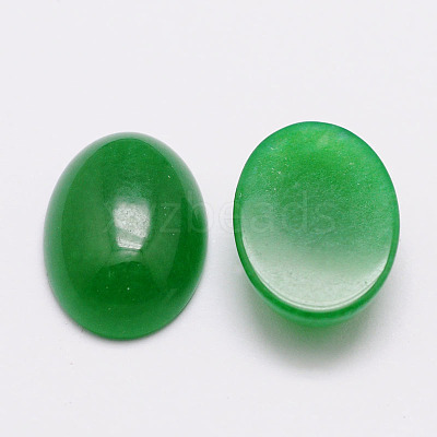 Oval Natural Malaysia Jade Cabochons X-G-K020-25x18mm-11-1